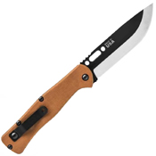 TOPS Fieldcraft Canvas Micarta Handle Folding Knife with Sheath