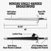 Honshu Single Handed Broadsword