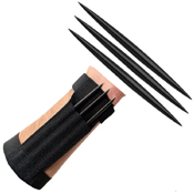 United Cutlery Black Lightning Spikes -  6 Inch