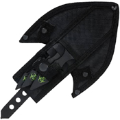 United Cutlery Legion Toxic Throwing Axe and Knife - Black