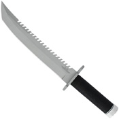 Gil Hibben Sawback Survival Tanto Blade Knife with Black Sheath