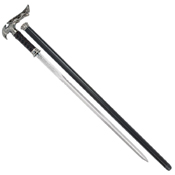 Kit Rae Axios Forged Leather Wrapped Grip Sword Cane