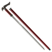 Kit Rae Axios Forged Leather Wrapped Grip Sword Cane
