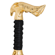 United Cutlery Kit Rae Axios Gold-Plated Handle Sword Cane