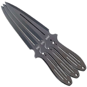 United Cutlery Triple Threat Thrower Knife Set - Black