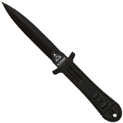 United Cutlery Special Agent Stinger Black Dagger Style Blade Knife with Wrist Sheath