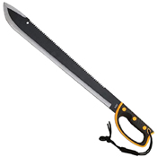 United Cutlery Survival 18 Inch Blade Sawback Machete with Nylon Sheath