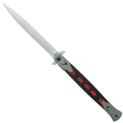 United Cutlery Mini Rampage Red Black Handle Folding Blade Knife