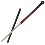 United Cutlery Forged Ball Black Red Ikazuchi Sword Cane