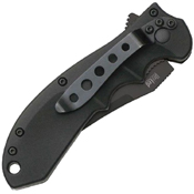 United Cutlery Tailwind Urban Tanto Half Serrated Blade Knife - Black