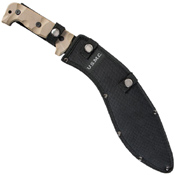 USMC Desert Sand Kukri Knife with Nylon Sheath