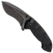 USMC Black Desert Warrior Folding Blade Knife