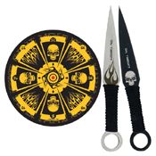 Throwing Knife Set With Knives And Hanging Target
