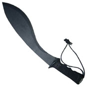 Black Khukri With Sheath And Kit