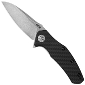 Zero Tolerance 0770CF Stonewash Finish Blade Folding Knife