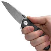 Zero Tolerance 0770CF Stonewash Finish Blade Folding Knife
