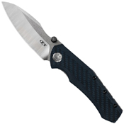 Zero Tolerance 0850 Deep-Blue Carbon-Fiber Handle Folding Knife