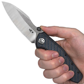 Zero Tolerance 0850 Deep-Blue Carbon-Fiber Handle Folding Knife